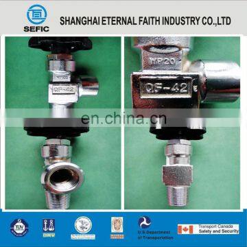 High Pressure Gas Cylinder Valve Brass CO2 Cylinder Valve photo-3