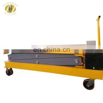 7LSJY Shandong SevenLift hydraulic telescopic hydraulic lift plataformas remolcable sissor lift medical