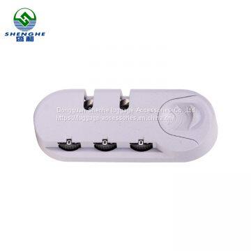 Guangzhou Professional Suitcase Parts Plastic Combination Luggage 3 Digit Digital Lock