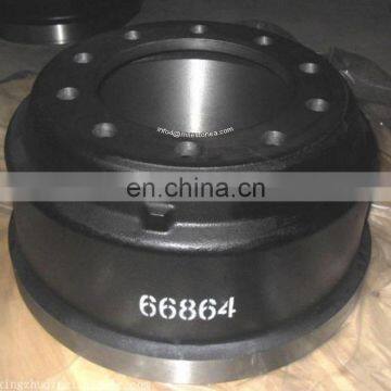 Brake drum 66864 for truck chassis parts