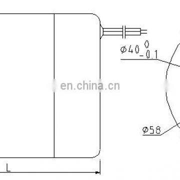 OD 88mm 3300rpm Permanent Magnet DC Motor 20V High Speed Brushed DC Motor BMM315M photo-3