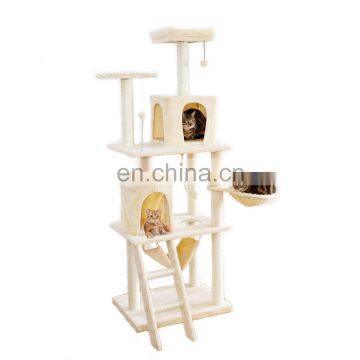 Multi-Level Cat Tree Large Cat Tower With Cat House Condo