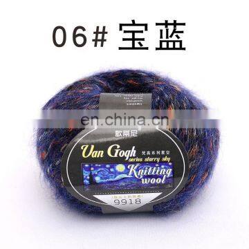 Coloured Blended Alpaca Wool Hand Knitting Yarn Price for Crochet photo-6