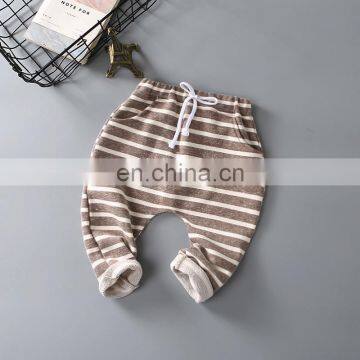 2020 INS Popular Loose Pants Kids Terry Cotton Wide Leg Pant On Sale photo-2