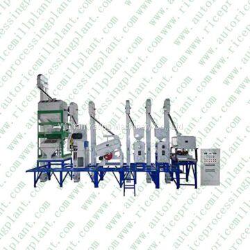 Rice Processing Complete Line 20ton Per Day Combined Rice Mill Plant