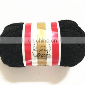 Wholesale Hot Selling Export Nigerian Black Wool Hair Styles GOGO BABBY YARN 40g for Knitting photo-2