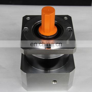 Helical and parallel reduction gearbox for AC servo motor