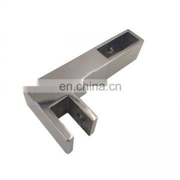 F Type clip Polished Shower Room Support Rod Glass door Fixed fitting accessories