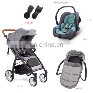 Good Quality and Cheap Price Baby Car Seat Baby Carrier 2 in 1 Car Seat Good for Travel Maxi Cosi Adapter Smiloo photo-2
