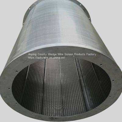 Rotary Drum Screen, Wedge Wire Screen Basket, V Wire Filter Basket photo-3