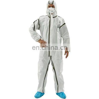 disposable Anti-static coverall CATIII Type 5/6 EN14126 breathable protection coverall