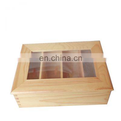 Good Quality Custom Wooden Tea Storage Box Tea Box Wood