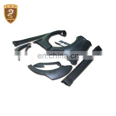CSS HM Style Body Kit Car Bumper Fenders For BMW X6 E71 FRP Side Skirts