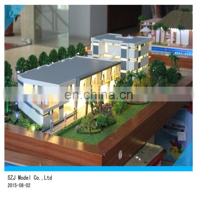 Building model kits, 1:100 scale 3d architectural models