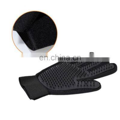 Pet Gentle Deshedding Brush Gloves Efficient Cat Hair Remover Mitts Dog Grooming Cleaning Glove With Enhanced Five Finger Design photo-4