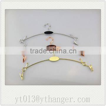 CY-321 best quality metal clothes hanger gold for women underwear