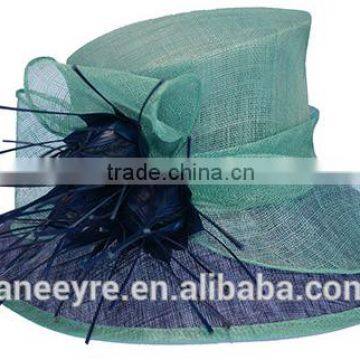 New Design Women's Fancy Sinamay Church Hat Hot Sale photo-2