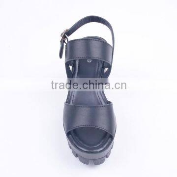 Cheap Wholesale New Style Ladies High Heel Anti-slip Fancy Buckle up Slingback Sandals photo-3