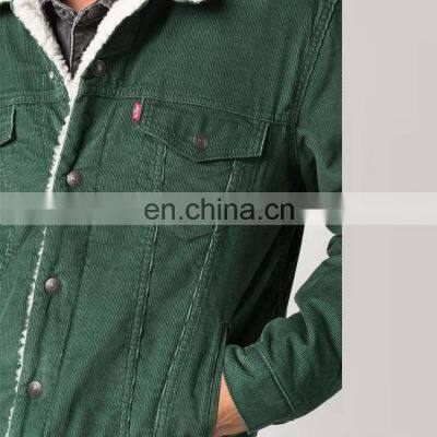 YIHAO Wholesale OEM Custom Denim Plus Fleece Jacket Unisex Denim Jacket photo-4