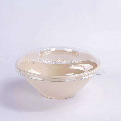 Disposable bowls eco friendly biodegradable sugarcane bagasse bowl with lid manufacturer