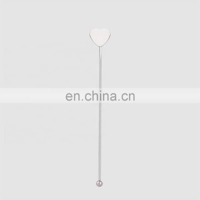 Factory Direct metal stainless steel cocktail drink spoon stirrer