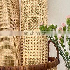 Natural Mesh Rattan Cane Webbing Roll Woven Bleached Rattan Webbing Cane For Sale Open Mesh Rattan Cane Webbing photo-2