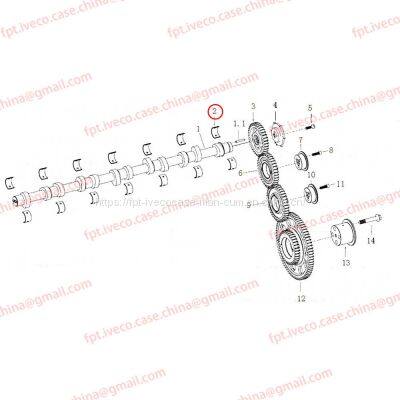 MAN D2066 Camshaft Bearing 04410-0177