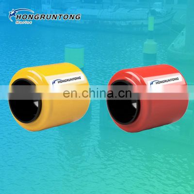 Wholesale Closed Cell Foam Polyurethane Cover Ocean Guard Donut Roller Foam Fenders For Simple Berthing Dolphins