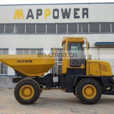 FCY100 10ton 4x4 CE Standard Articulated Dump Truck for Mining