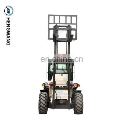 truck 4m lifting pallet stacker new diesel 4 ton forklift in china rough terrain sit down forklift