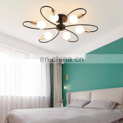 Scandinavian Restaurant Three Headed Small Chandelier Simple Modern Dining Room Creative Personality Luxury Ceiling Light