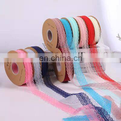 Wholesale Factory Lace Decorative Nylon Lace Burlap Gift Ribbon For DIY Decoration photo-2
