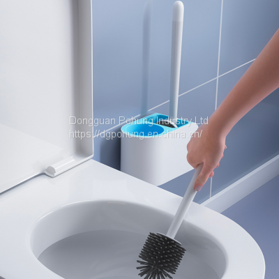 Toilet Brush Set All Corner Clean Toilet Brush Household Bathroom Bathtub Rack photo-2