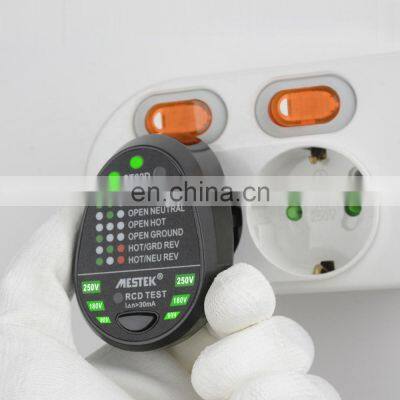Portable Black Socket 250V For Home Renovation Industrial Socket Check High Accuracy Smart Electric Socket Waterproof Tester photo-5