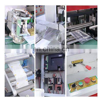 Automatic Face Mask Pillow Type Bag Sealing Packing Machine High Speed Wet Tissue Hand Towel Packaging Machines photo-3