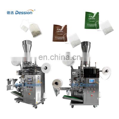 high speed loose leaf tea bag packing machine with thread and label factory price packaging machine