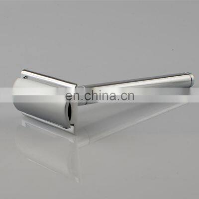 New brand practical women chrome customized metal traditional double edge blades men shaver gift razor