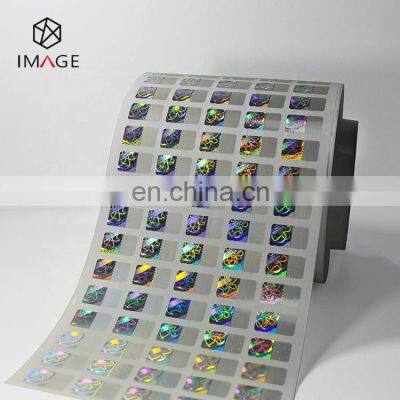 Custom Scratch QR Code Security Authentication 3d Hologram Sticker for Medicine Packaging photo-5