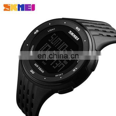 skmei 1219  black retro digital watch 50m waterproof wholesale custom watches wrist men