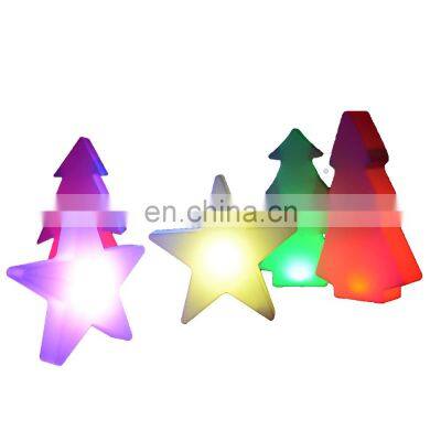 rental event christmas light stand lamps waterproof light up Christmas ornaments Hot selling RGB Color Changing light