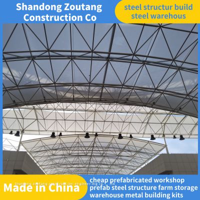 Low Cost Prefab Space Frame Steel Structure Buildings Prefabricated Steel