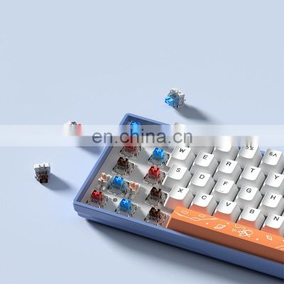 laptop ergonomic wireless usb rgb led colored gamer teclado computer bluetooth gaming computer accessories mechanical keyboard