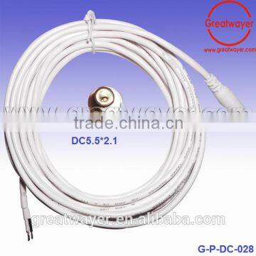 UV cable 18awg dc 5.5*2.1 dc gear motor