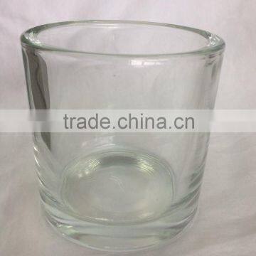 WHOLESALE CLEAR TALL GLASS CANDLE HOLDER CHEAP