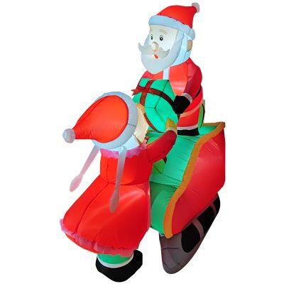 Christmas Outdoor Decor With Santa Inflatable – Perfect for Xmas Decor photo-5