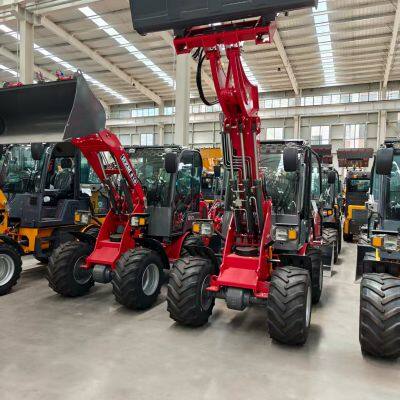 HZM China Popular Front End Loader 1 Ton HZM810 809 Compact Mini Wheel Loader photo-2