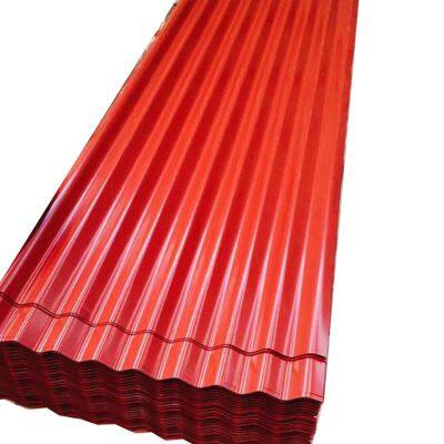 PPGI RAL Colored Coated Corrugated Roofing Tiles Q235 Custom Size Prepainted Sheet House Metal Roofing Materials