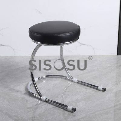 WU17 Round Chrome Stool