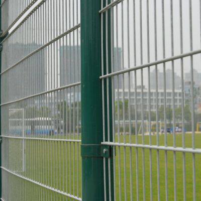 Hot Dipped Galvanized Double Wire Fence Anti Climb Twin Wire Mesh Panel photo-4