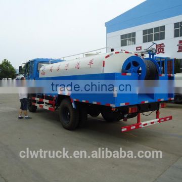 Dongfeng high pressure spraying truck,China made high pressure sewer jetting truck